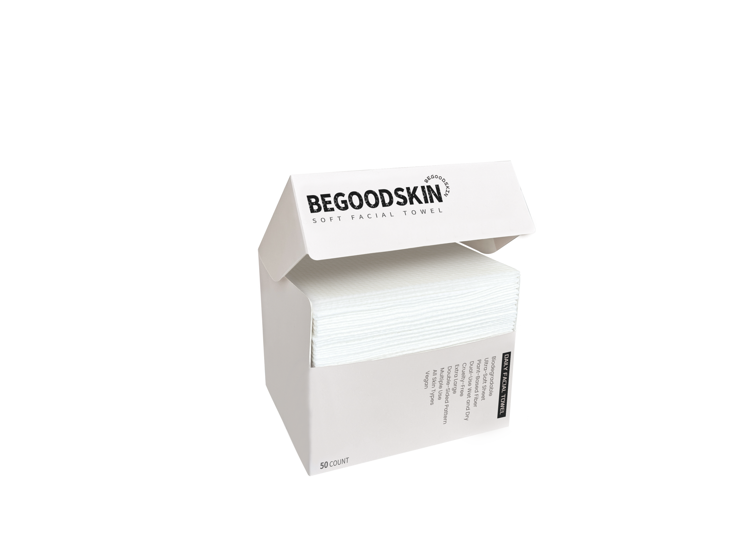 洗脸巾半开盖 BeGoodSkin Facial Towels
